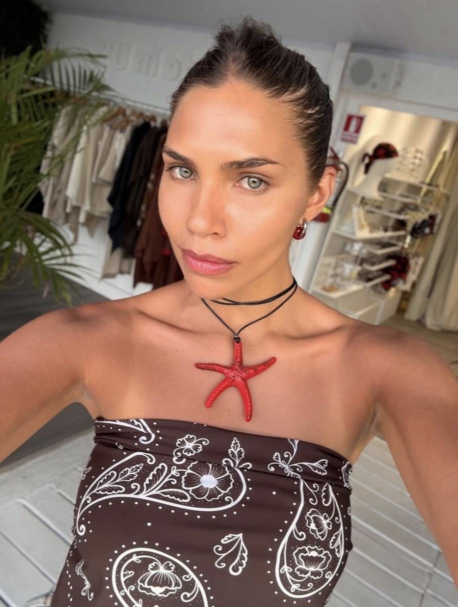 COLLAR ESTRELLA CORAL