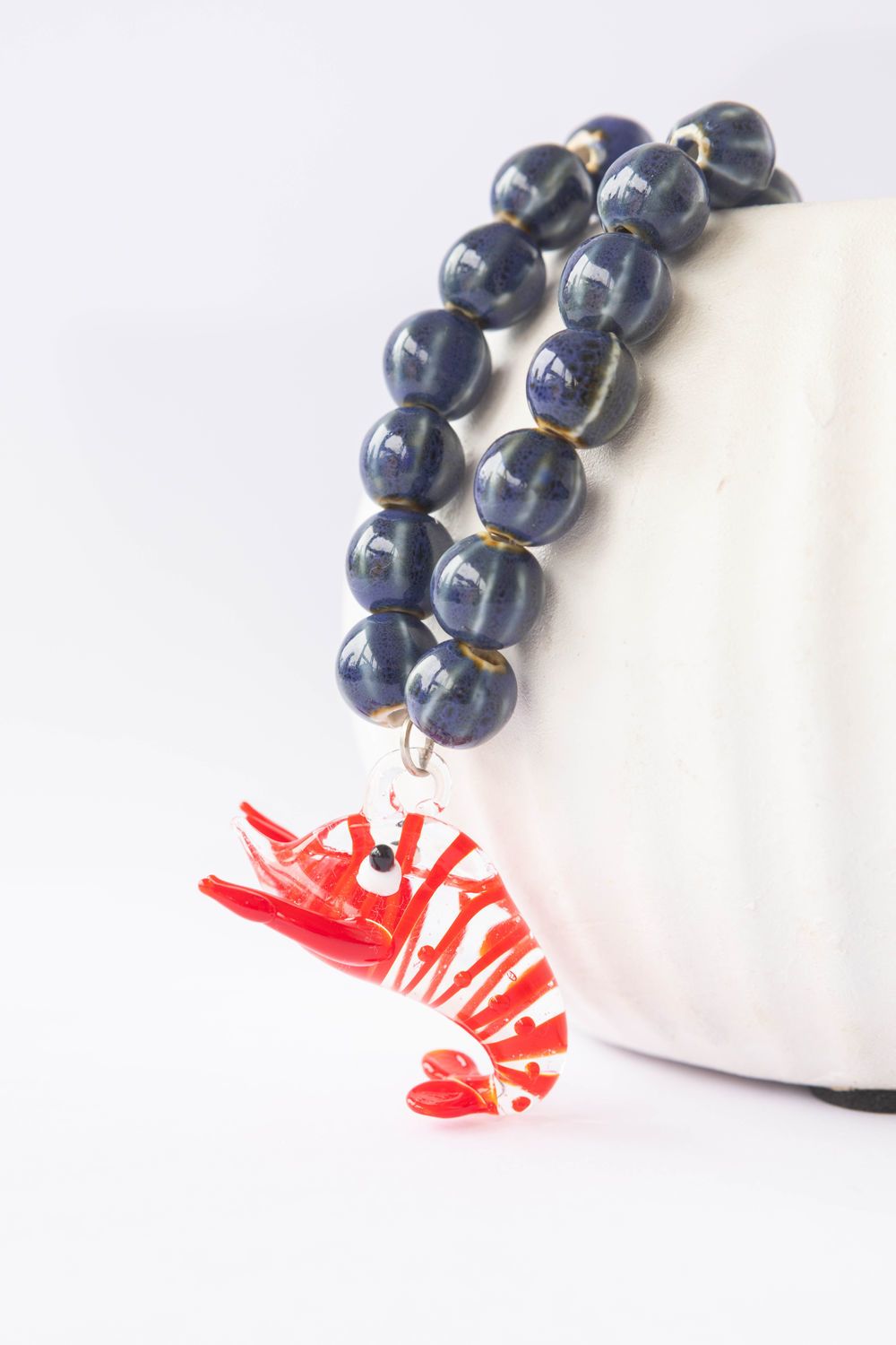 COLLAR LOBSTER  (CERÁMICA Y VIDRIO)