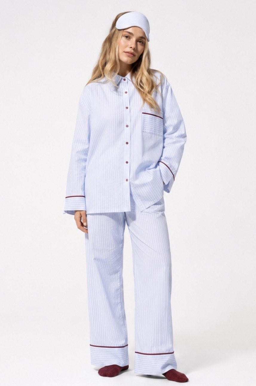 PIJAMA SET SUNDAY STRIPED