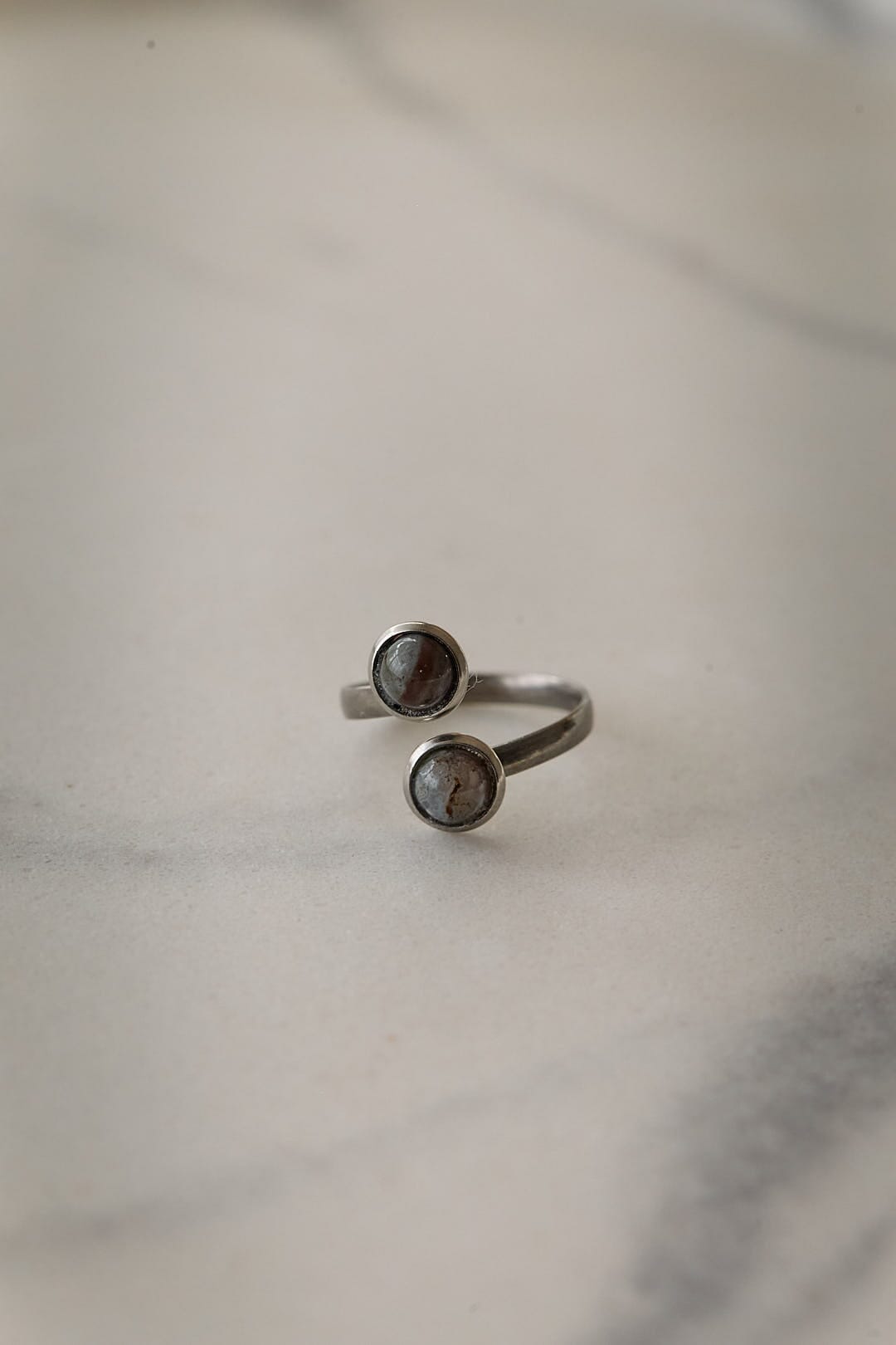 ANILLO AJUSTABLE STONE SILVER
