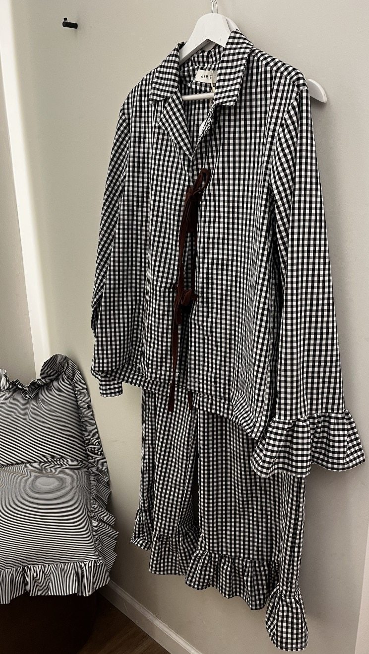 PIJAMA SET SOFT CUADROS