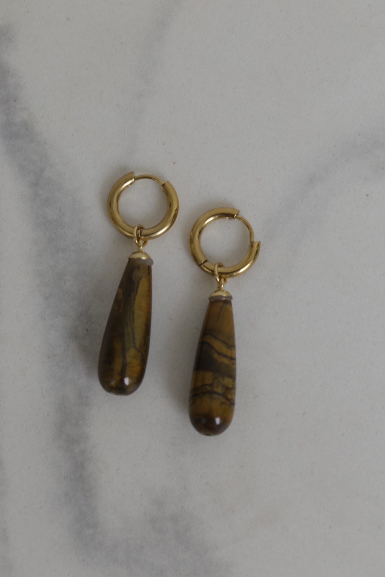 CARAVANAS GOTA STONE LARGE GOLD