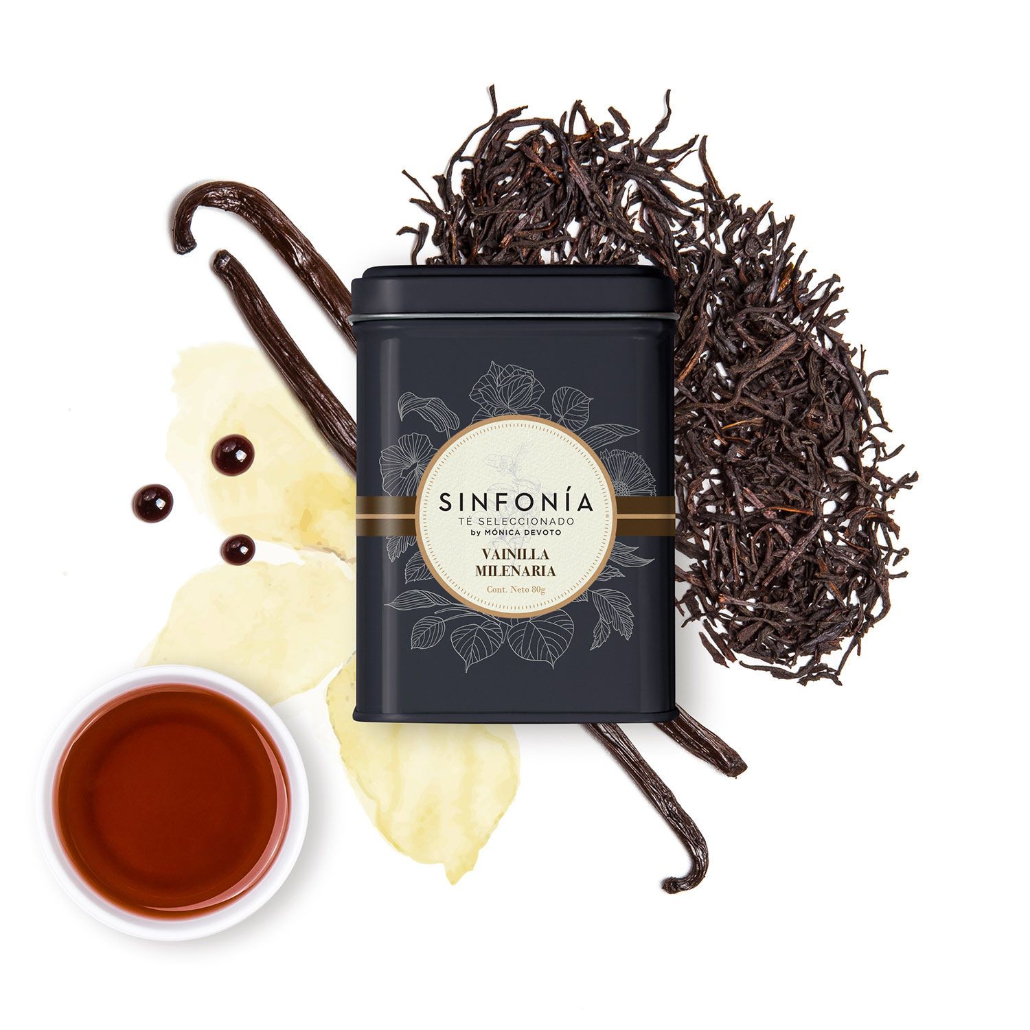 Té pu-erh Vainilla Milenaria con infusor