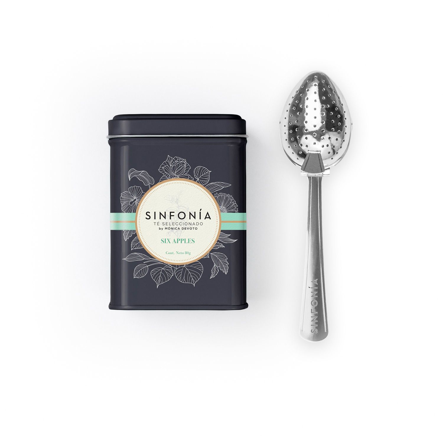 Té negro Six Apples con infusor