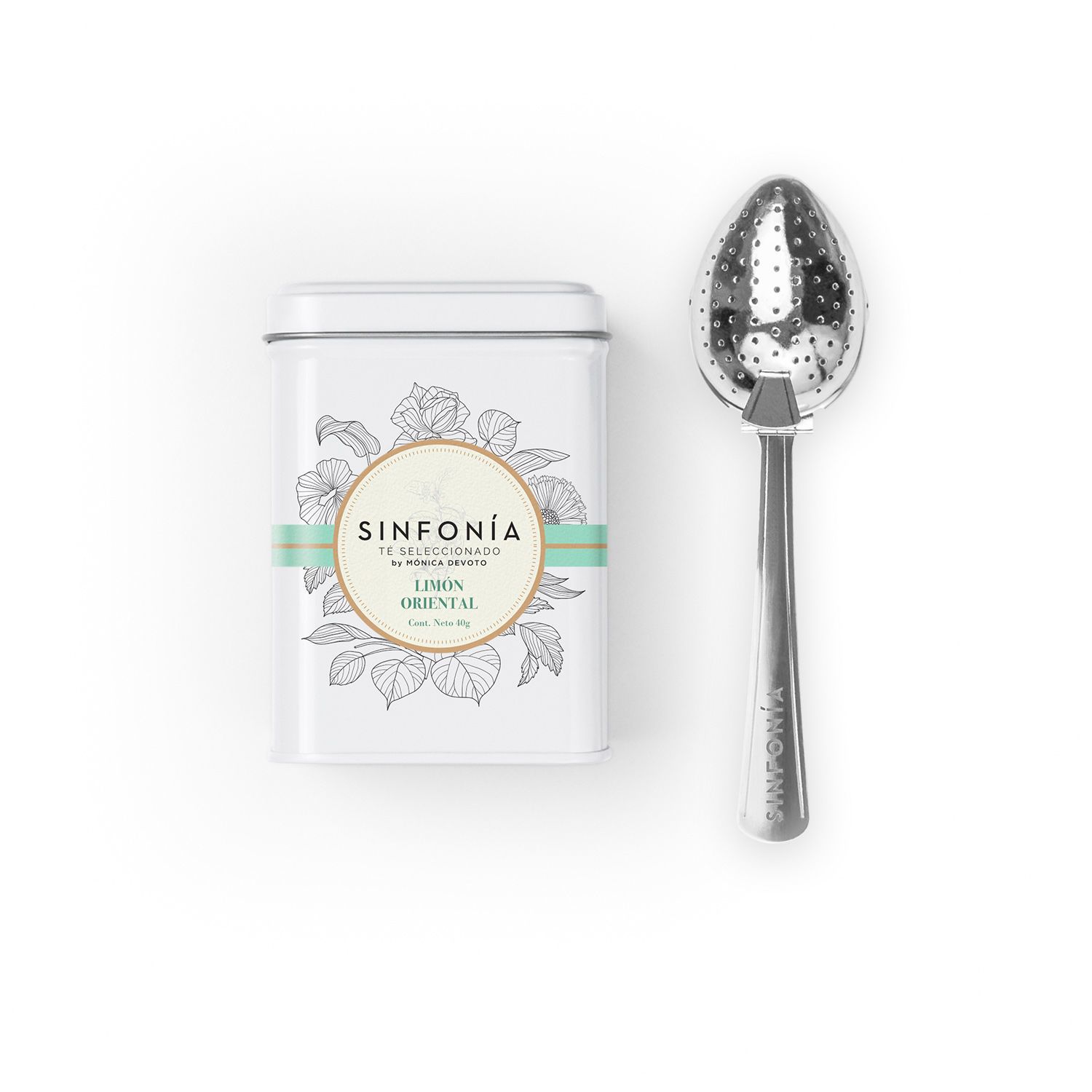 Té blanco Limón Oriental con infusor