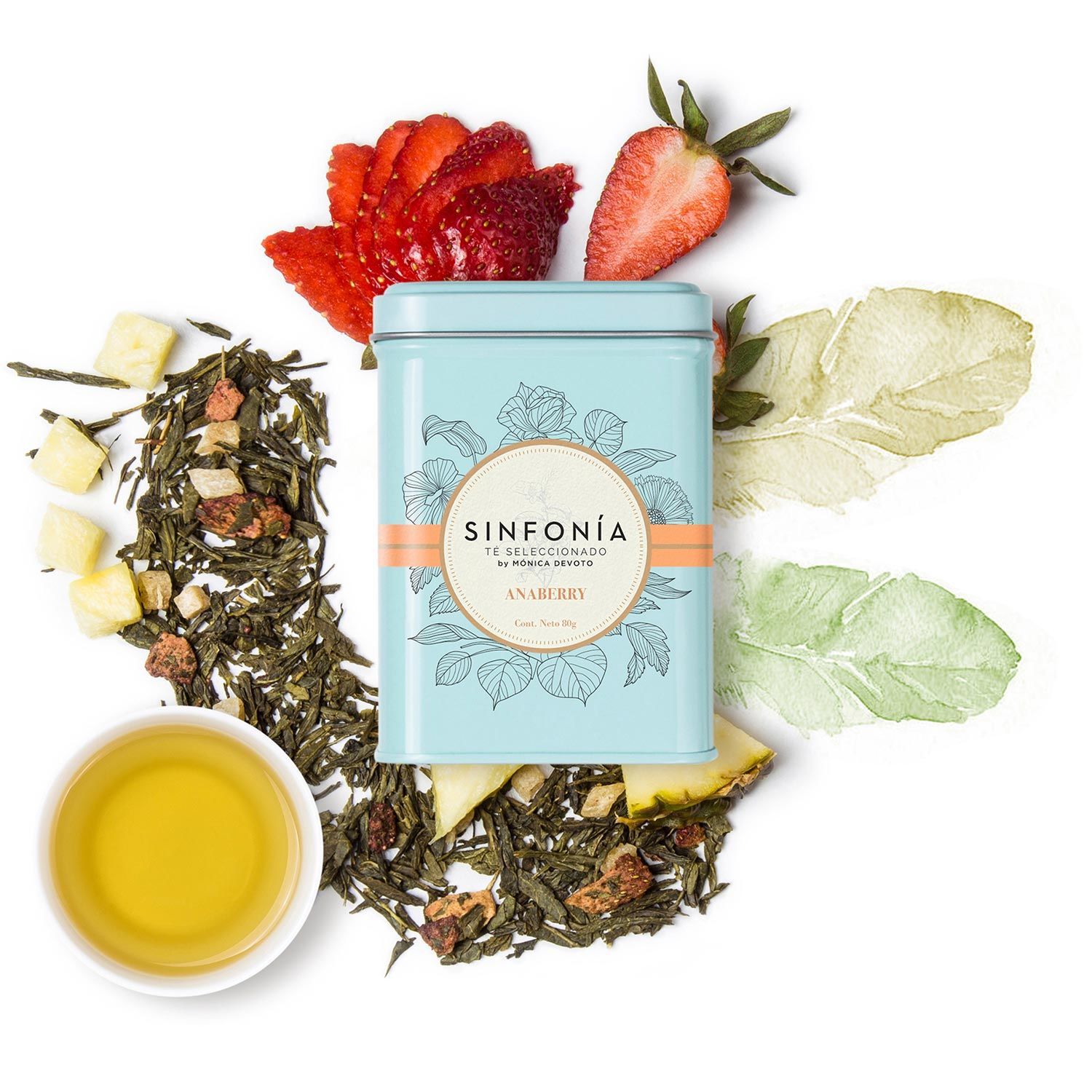 Té verde Anaberry con infusor