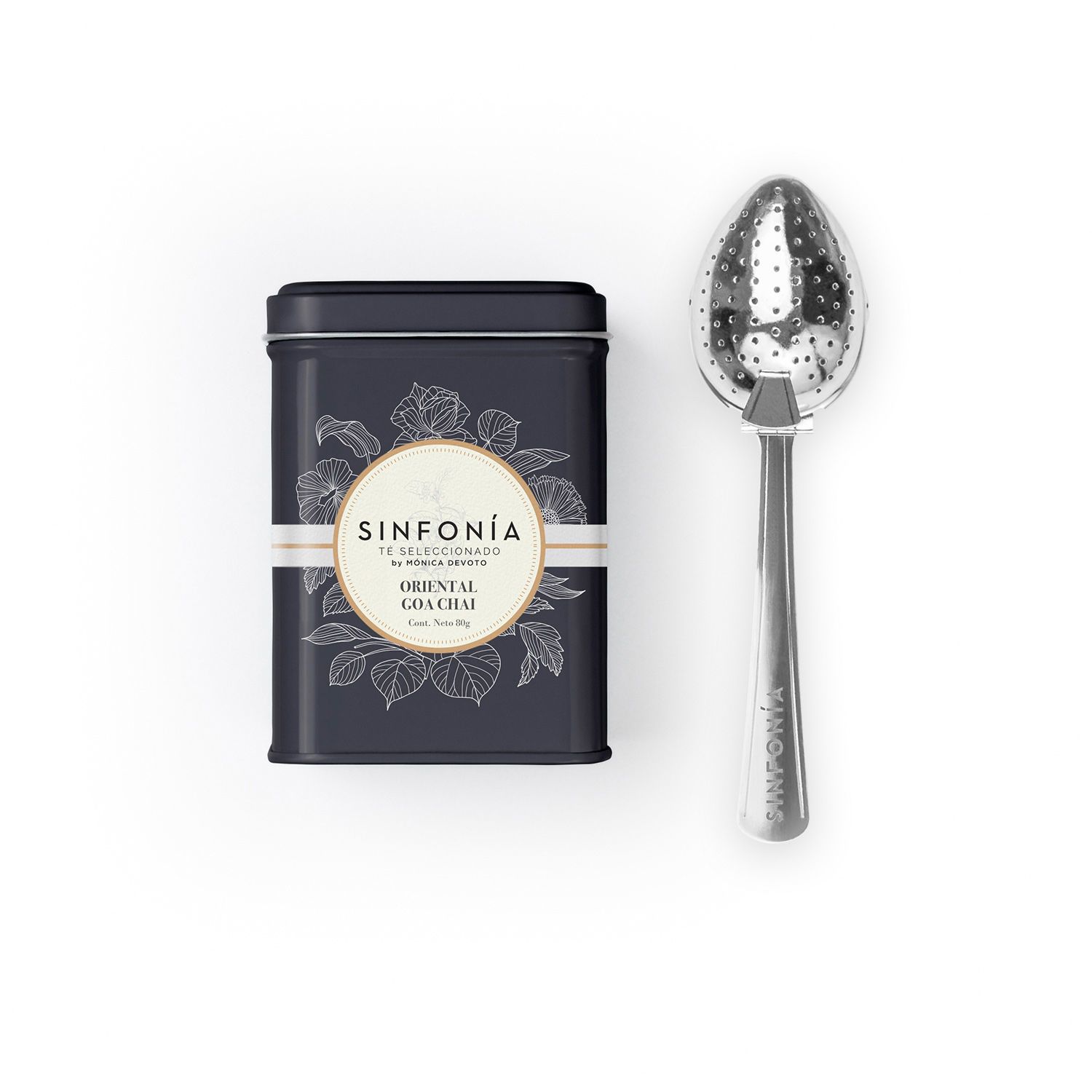 Té negro Oriental Goa Chai con infusor