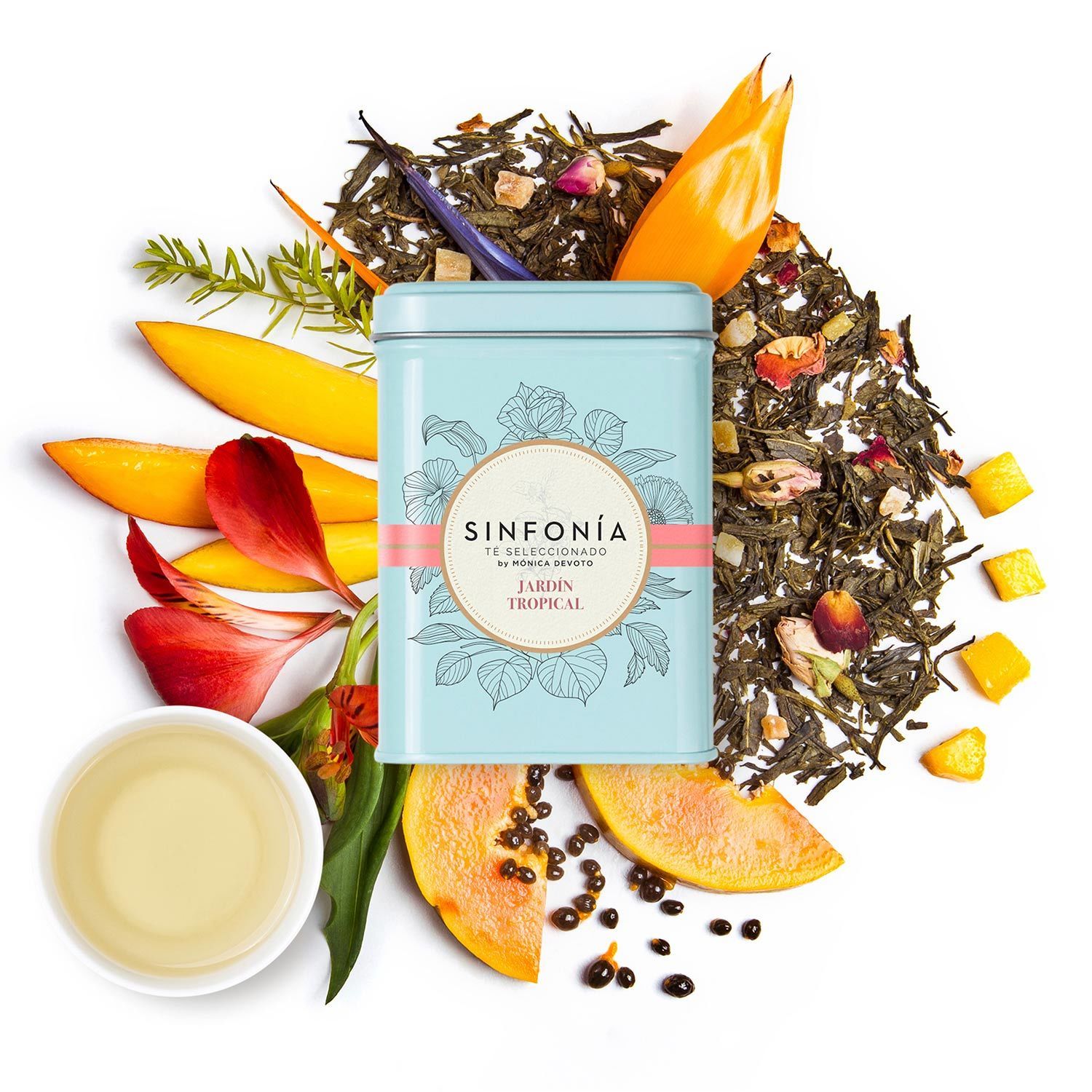 Té verde Jardín Tropical con infusor