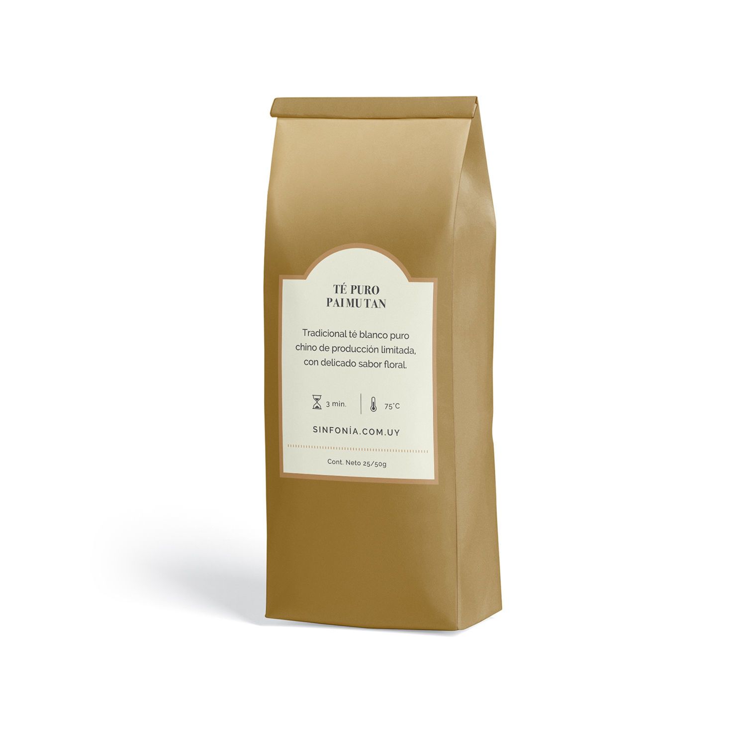 Té blanco puro orgánico Pai Mu Tan