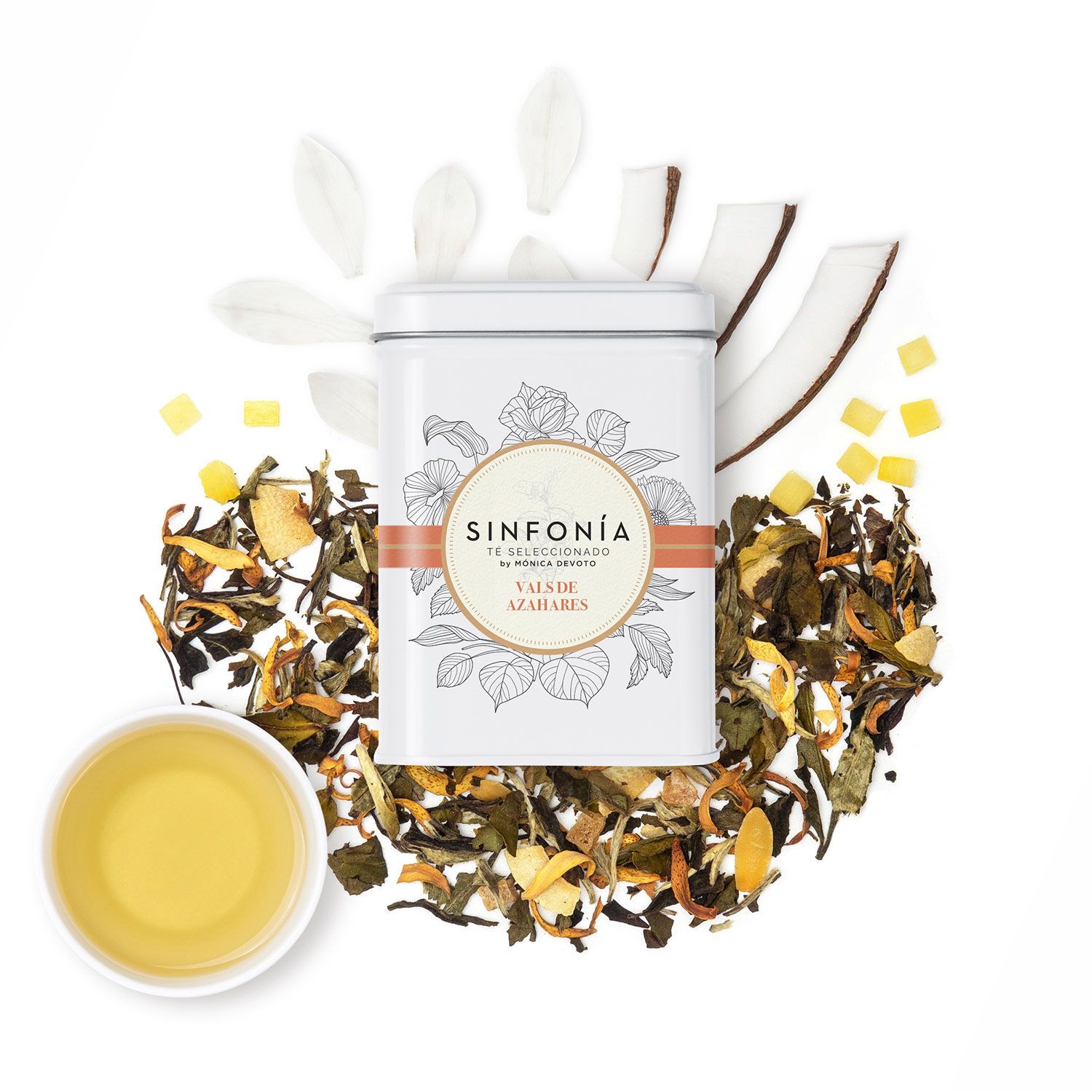 Té blanco Vals de Azahares con infusor