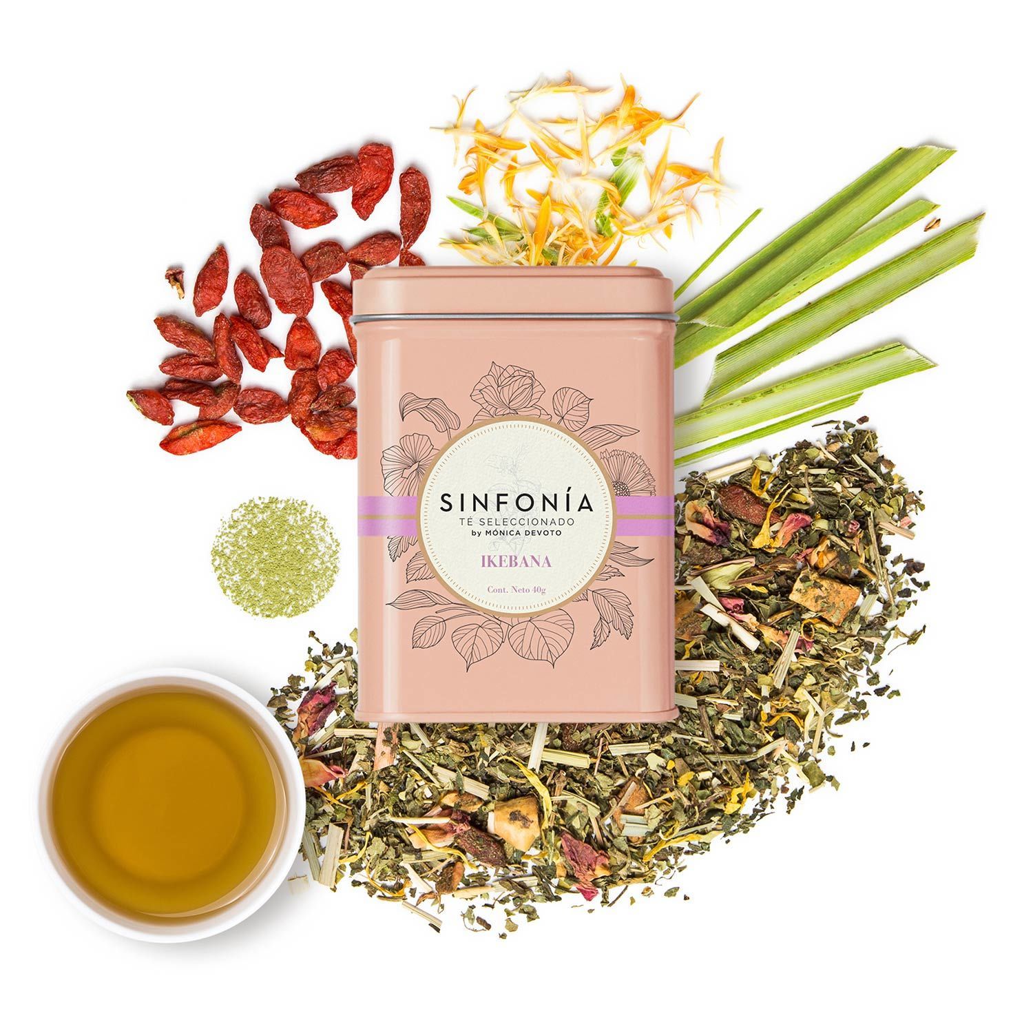 Tisana Ikebana con infusor