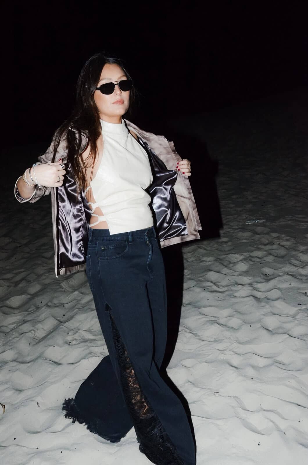 Jean Mix Pant Black &amp; Black - SORIAME