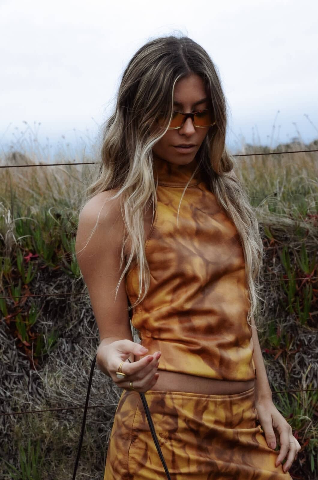 Leather Top Marmolado