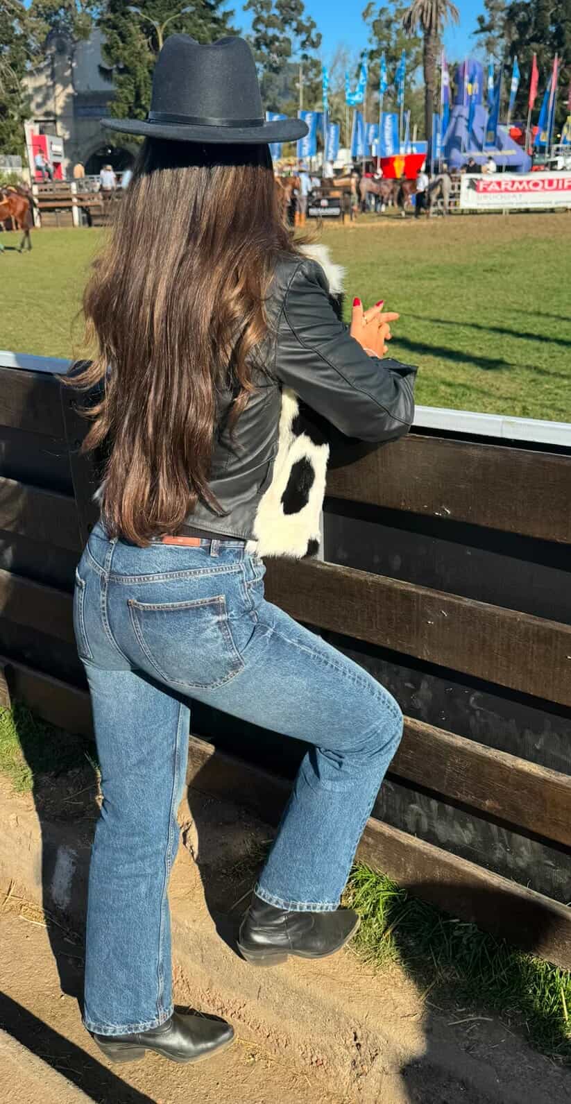 Campera Cow Black