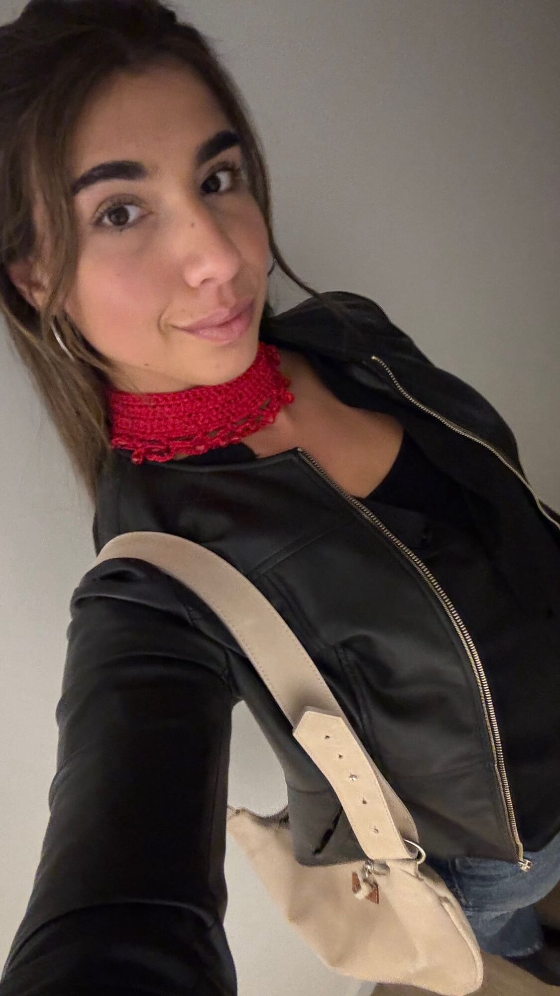 Boho Red Choker