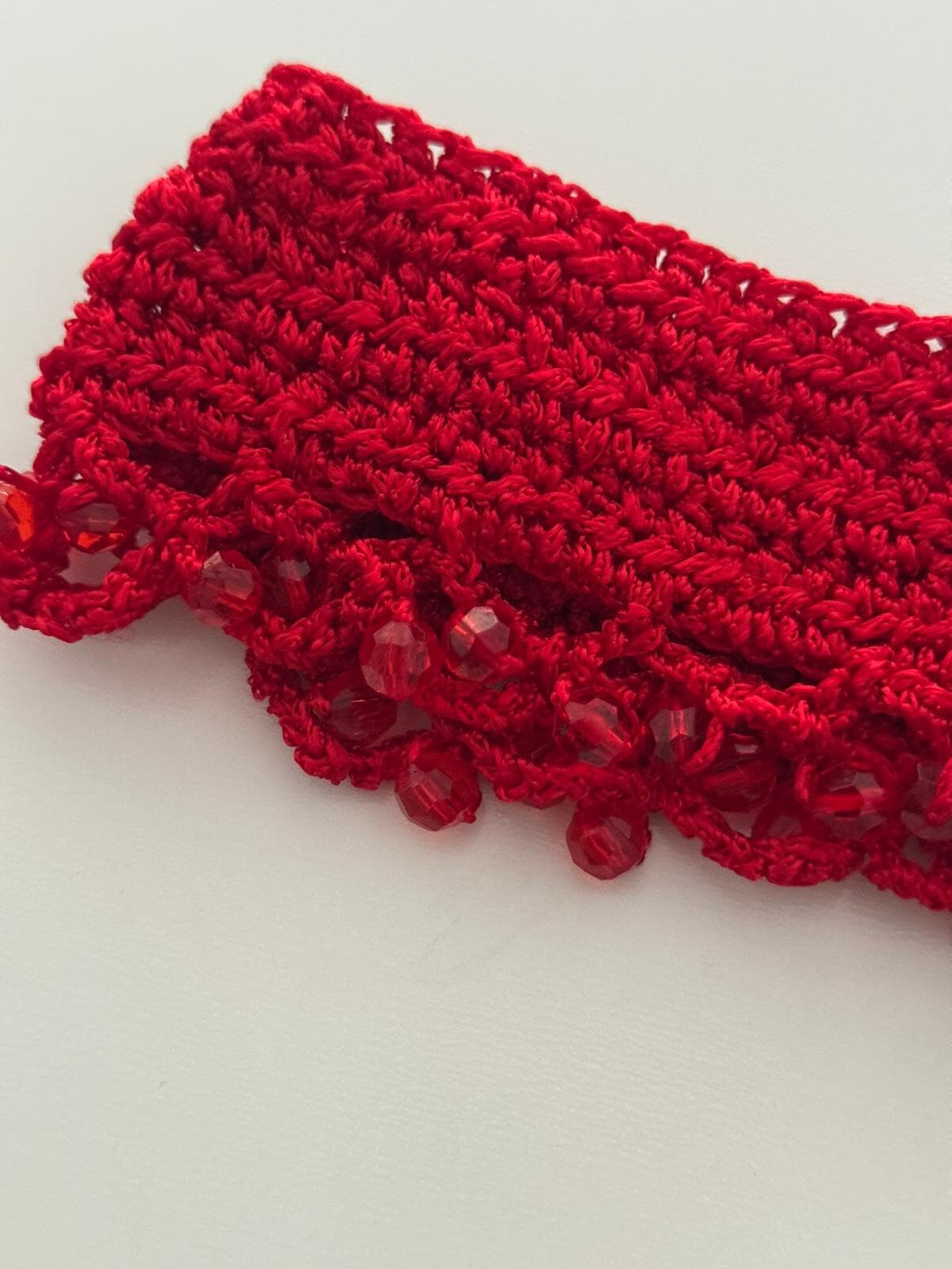 Boho Red Choker