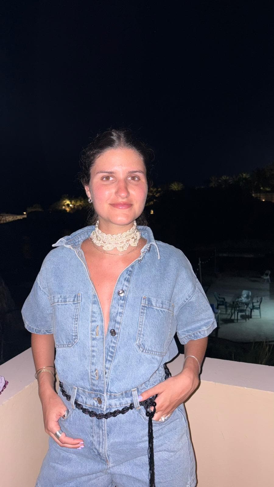 Boho Choker Pearl