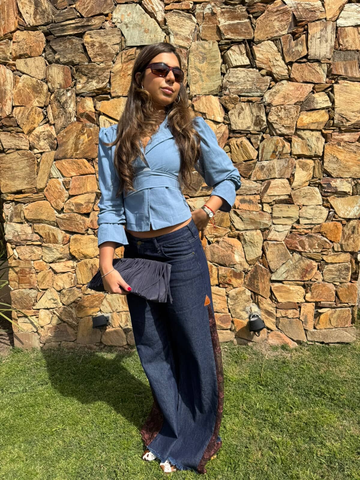 Camisa Capri Celeste