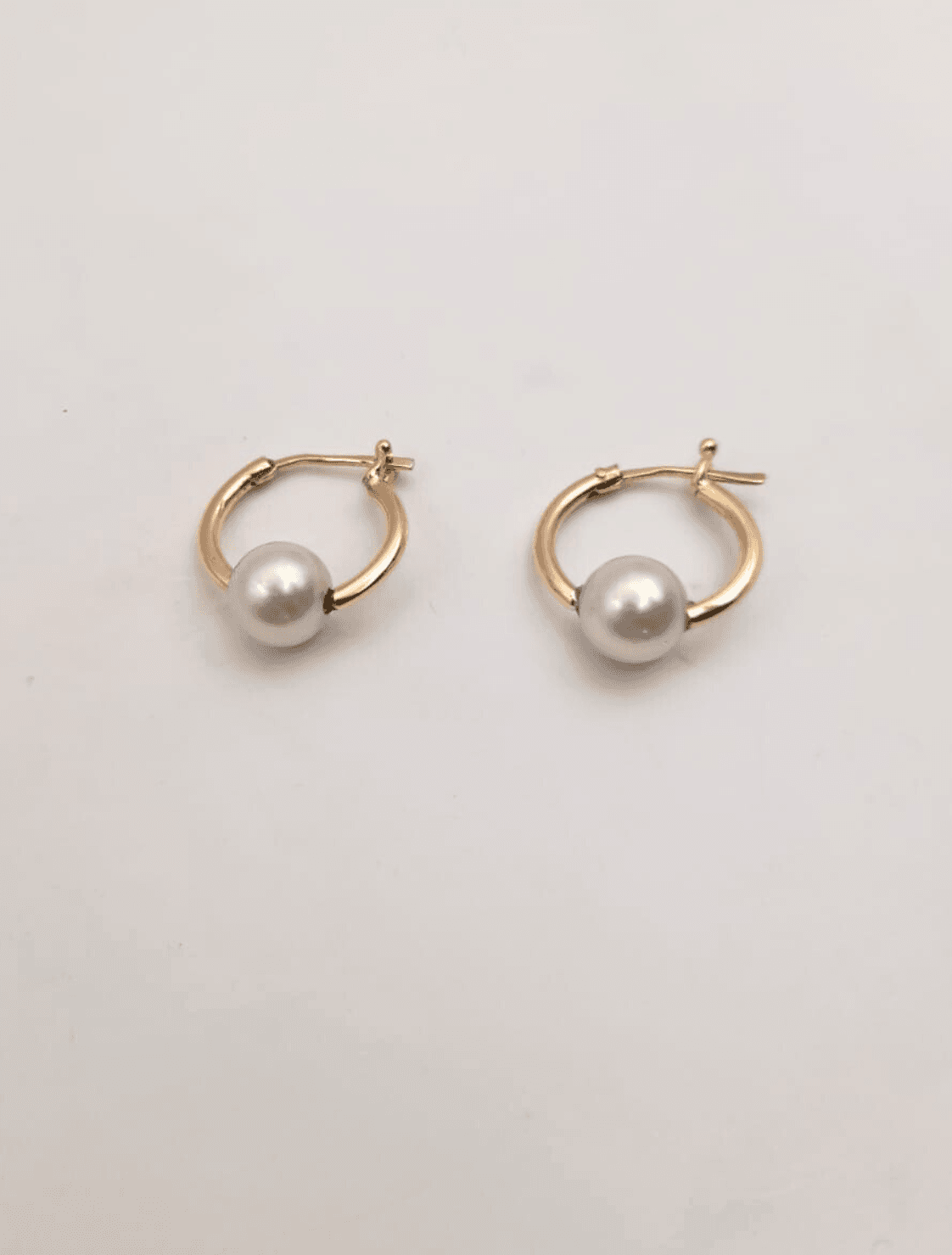 Aros con perla de cultivo