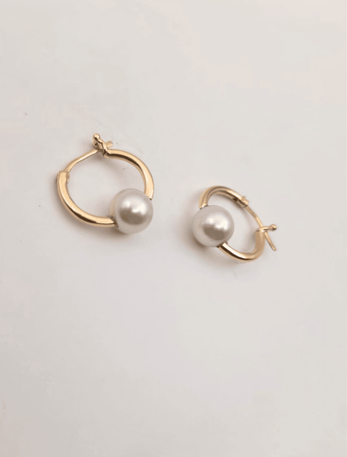 Aros con perla de cultivo