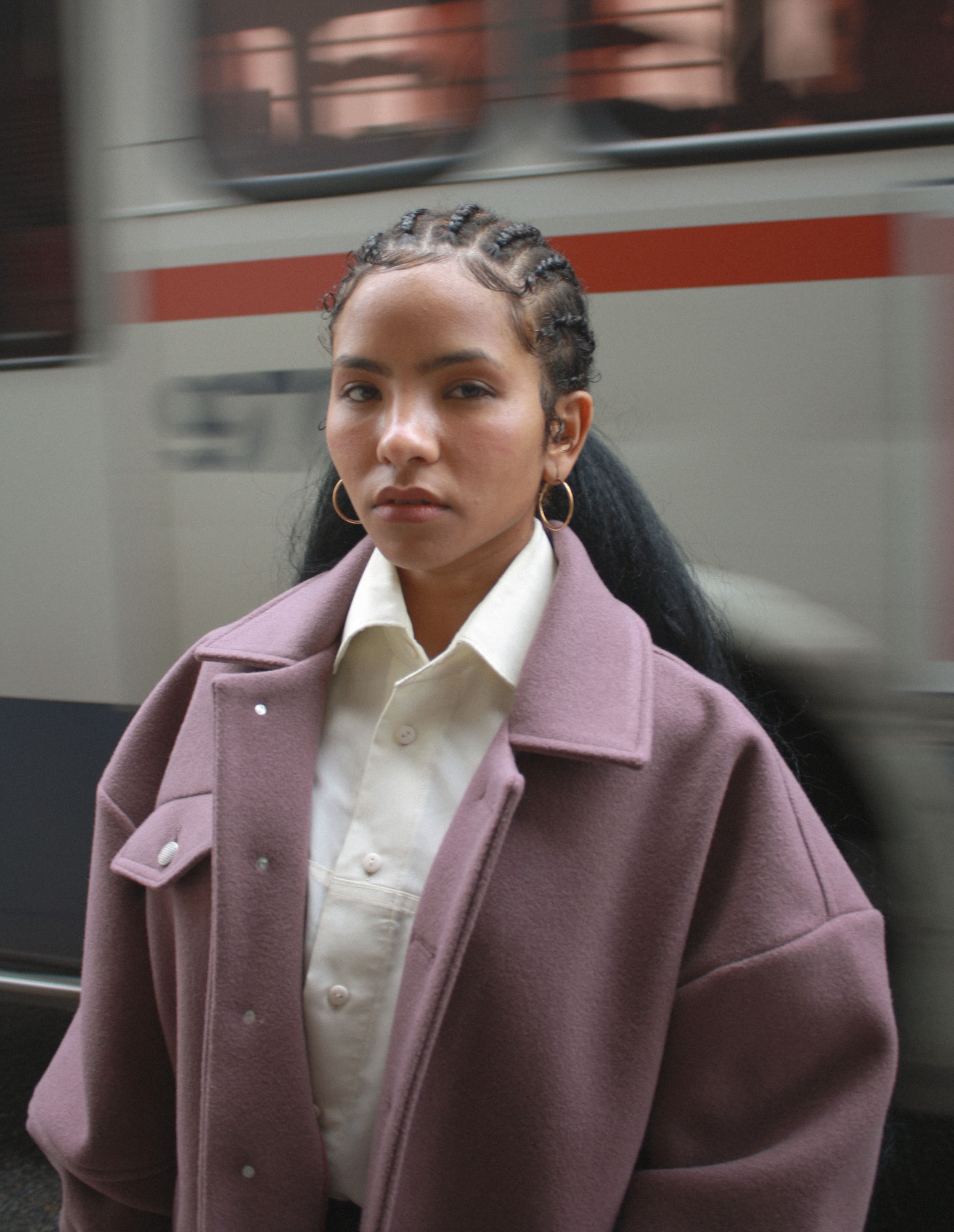Chaqueta Malva