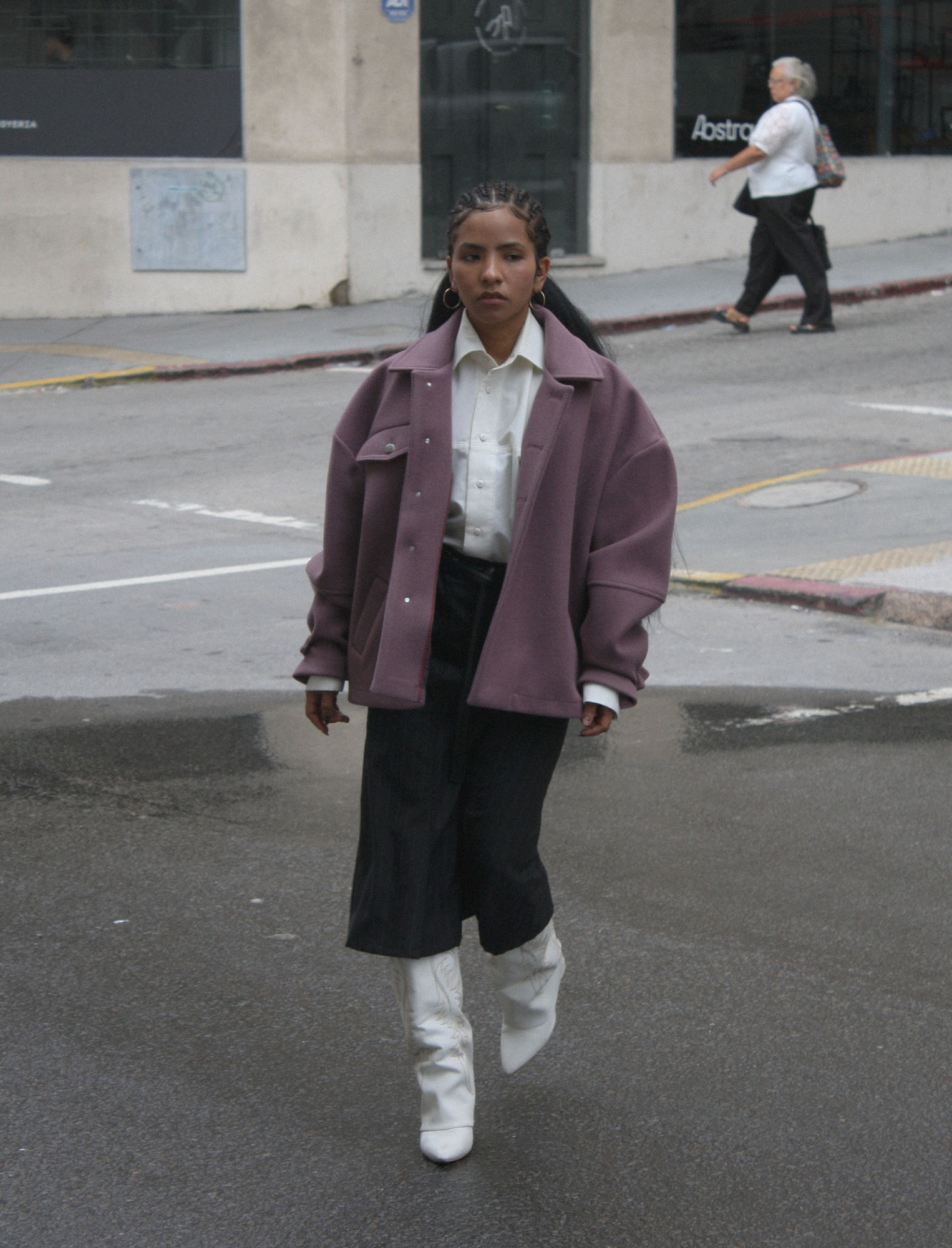 Chaqueta Malva
