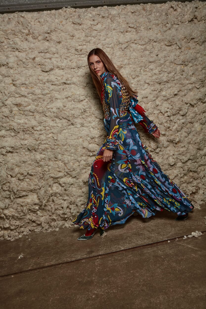 Falda Paisley