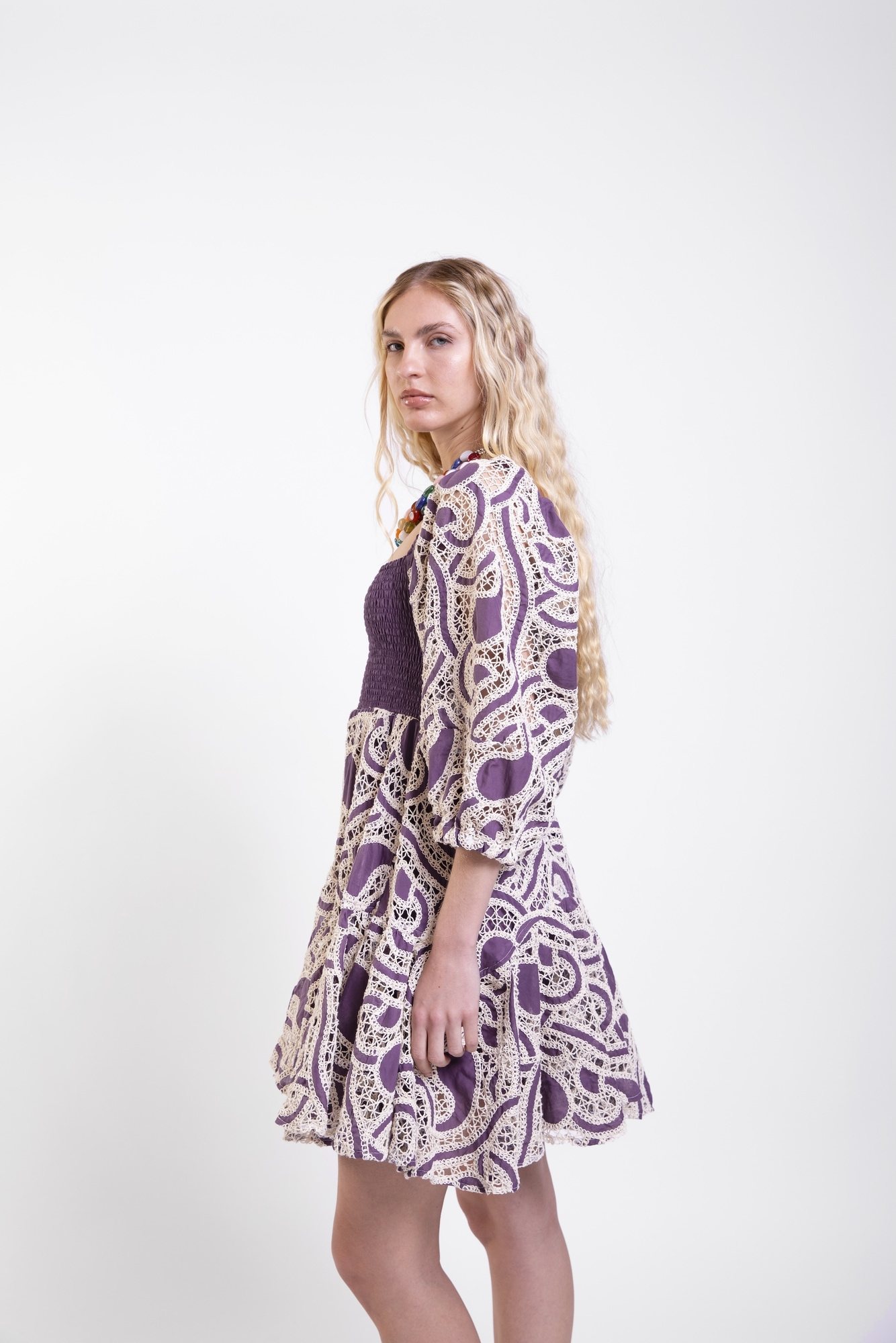 Vestido Chantilly milk