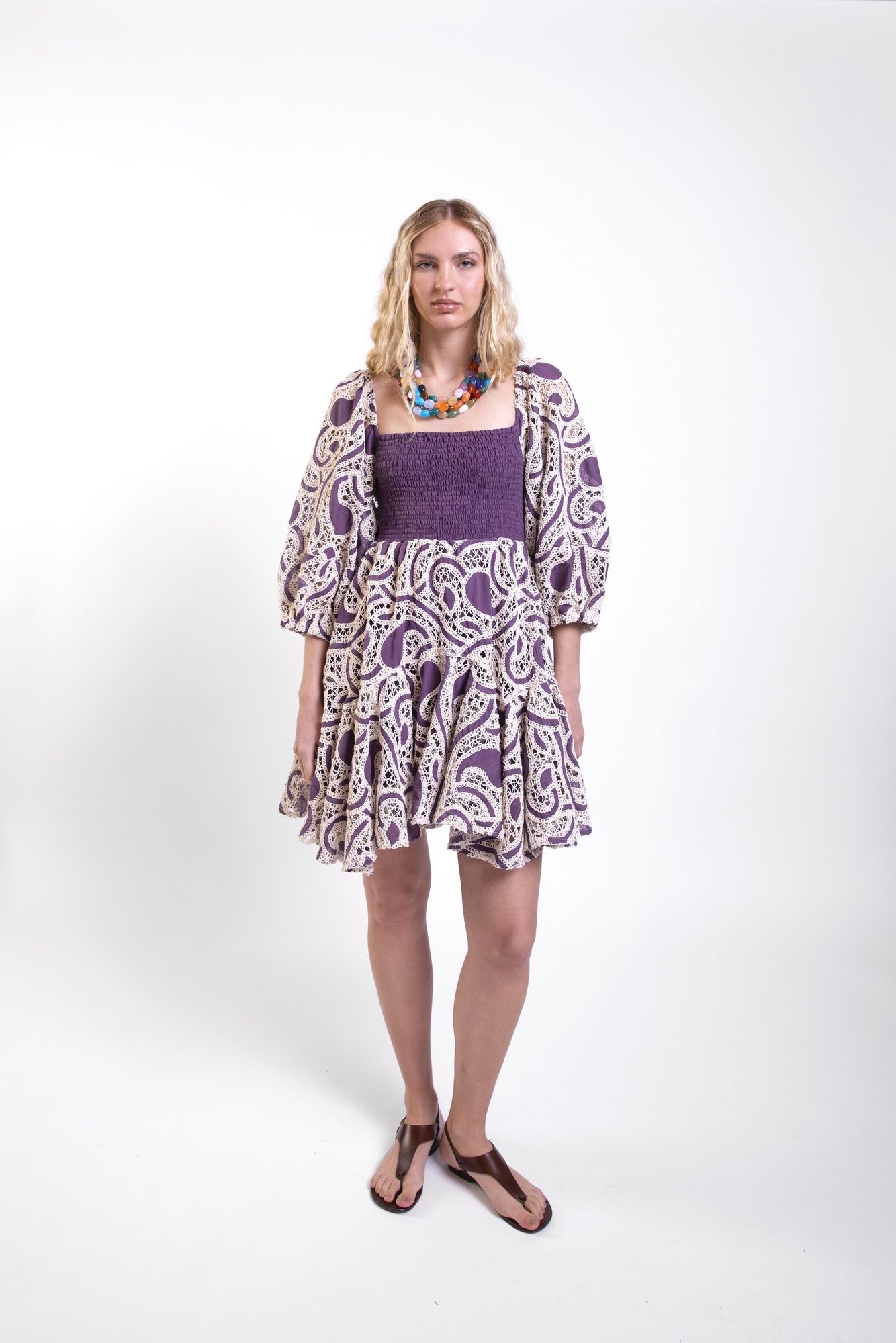 Vestido Chantilly milk