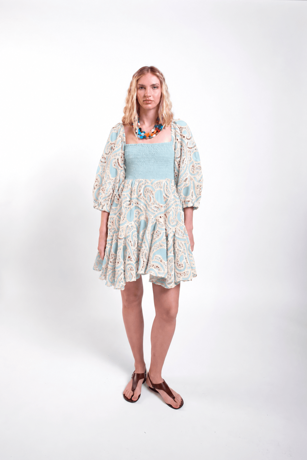 Vestido Chantilly milk