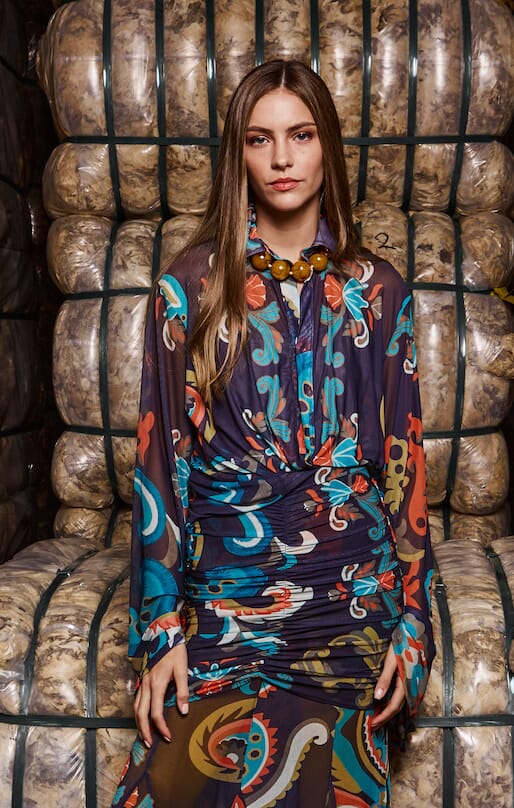 Camisa Paisley Tul
