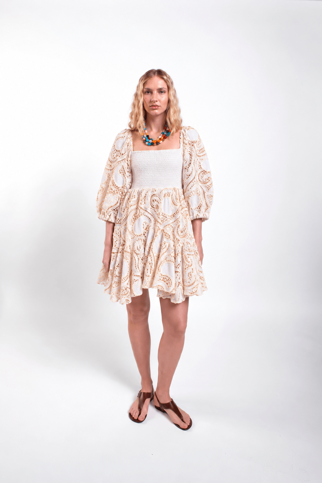 Vestido Chantilly milk
