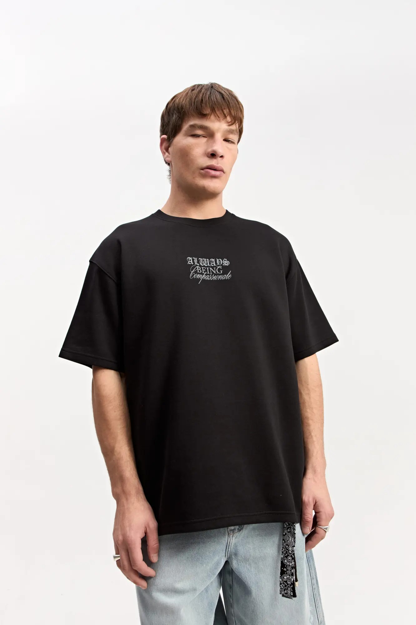 T-shirt M/C Oversixed Rune