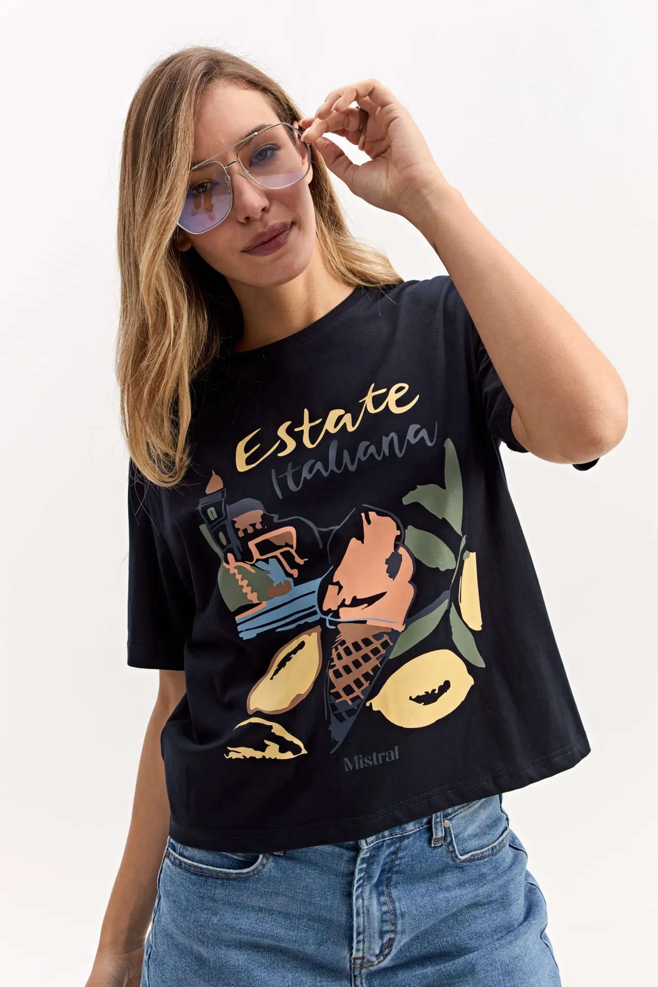 T-shirt M/C Oversized Italik