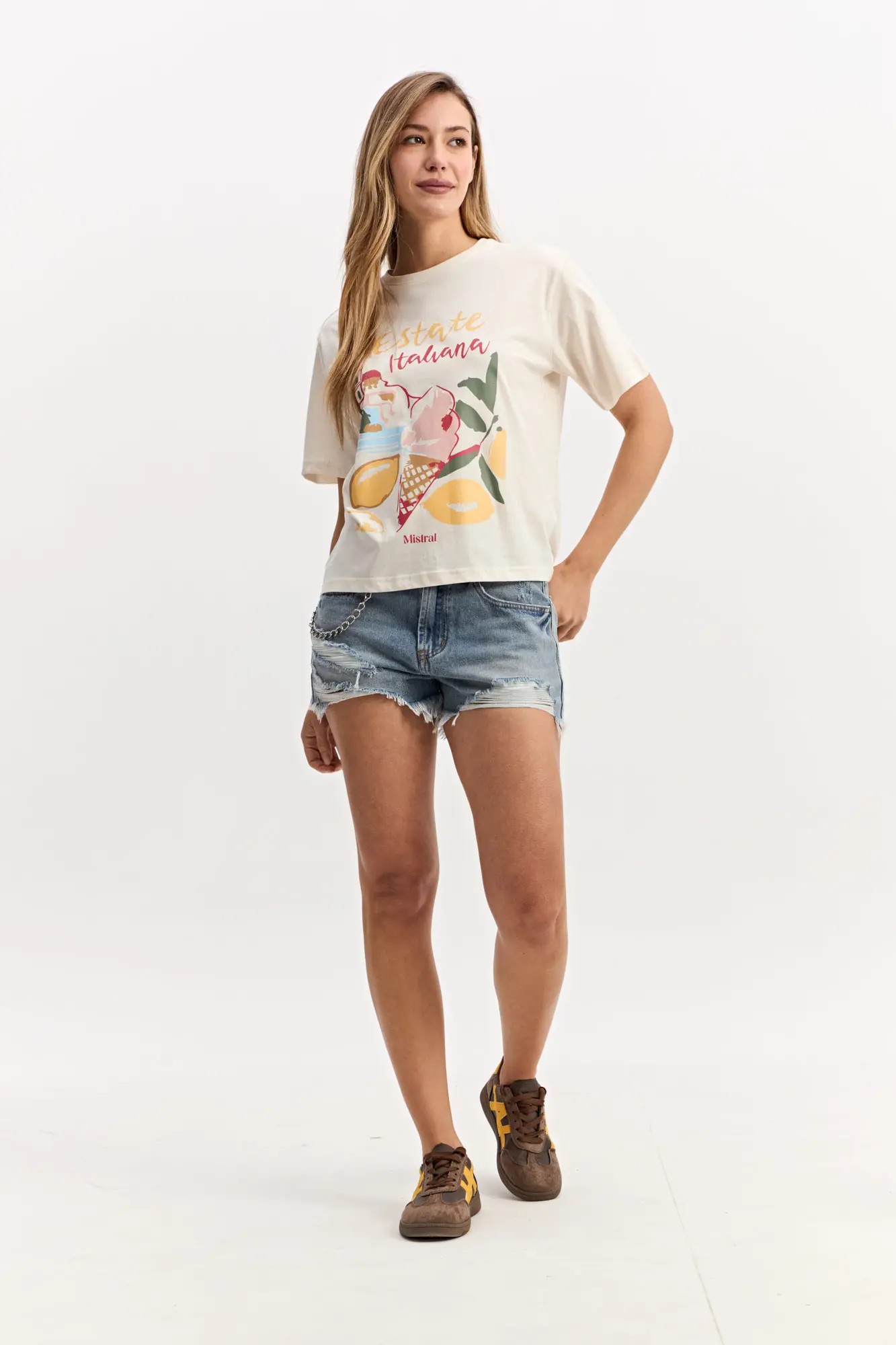 T-shirt M/C Oversized Italik