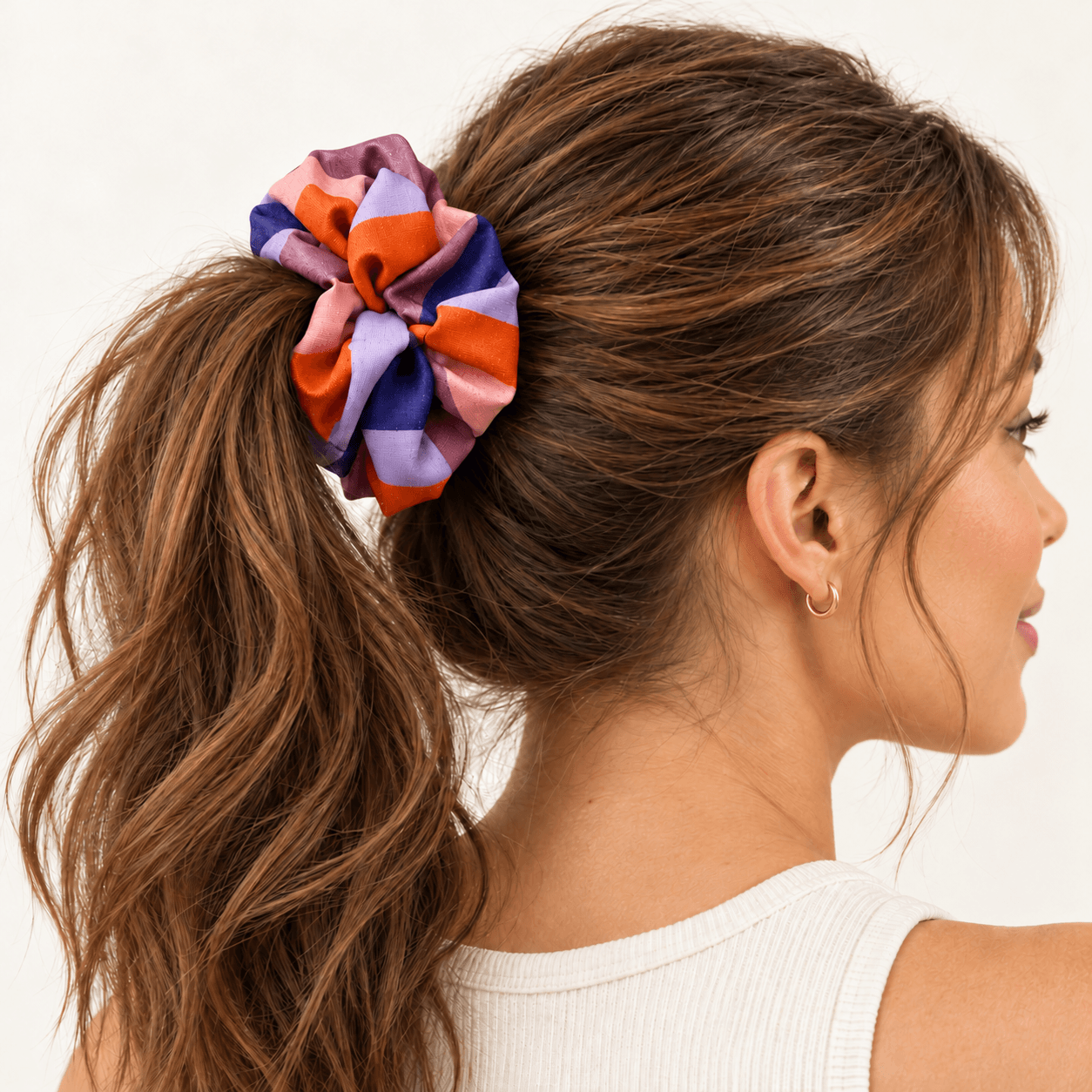 COLITA DE PELO TRENA ESTAMPADA