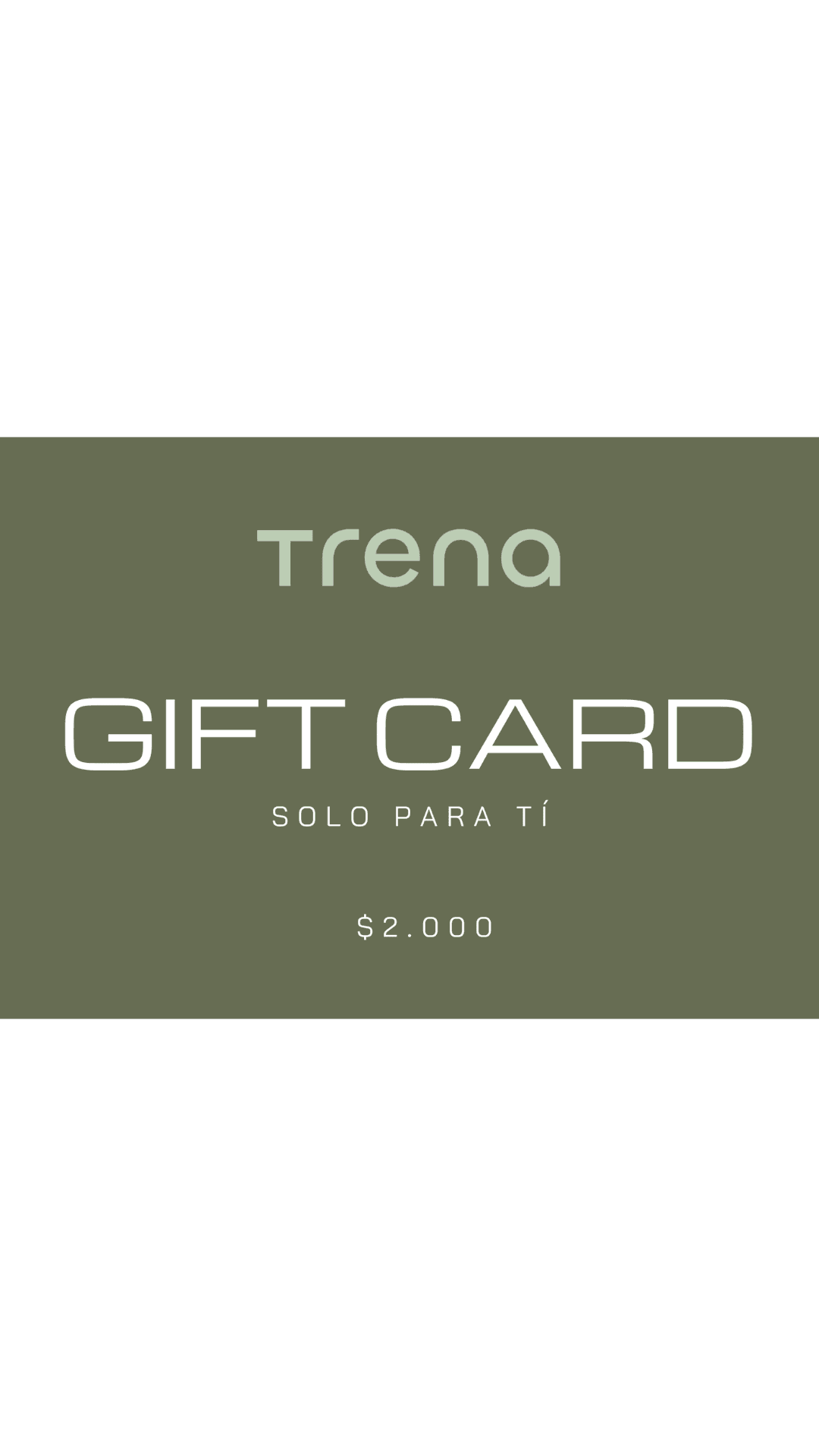 GIFT CARD TRENA: EL DETALLE PERFECTO
