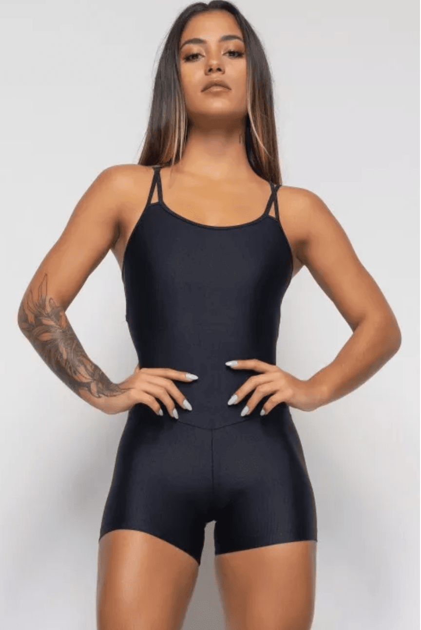 JUMPSUIT CORTO ESSENCE CON TIRAS