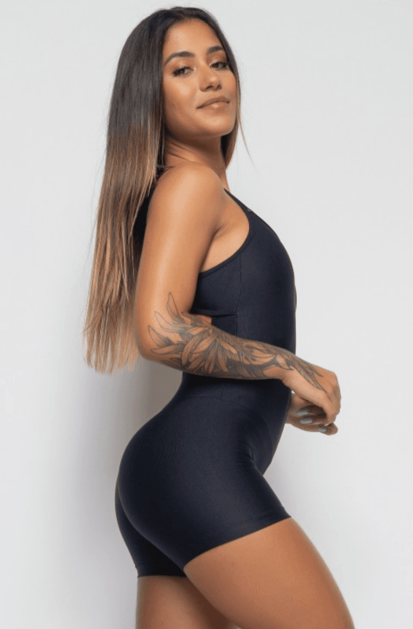 JUMPSUIT CORTO ESSENCE CON TIRAS