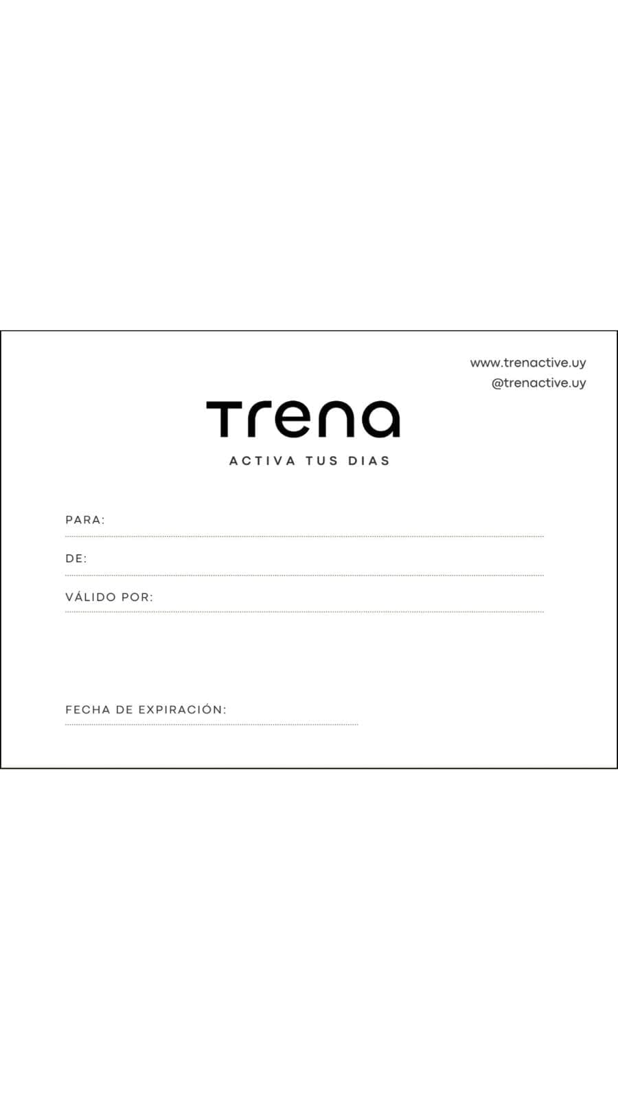 GIFT CARD TRENA: EL DETALLE PERFECTO