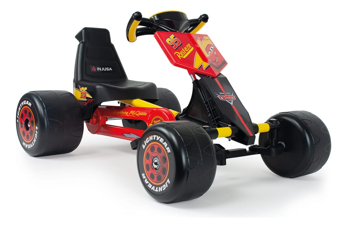 Kart De Cars Rayo Mcqueen Karting Injusa Disney Infantil Tx