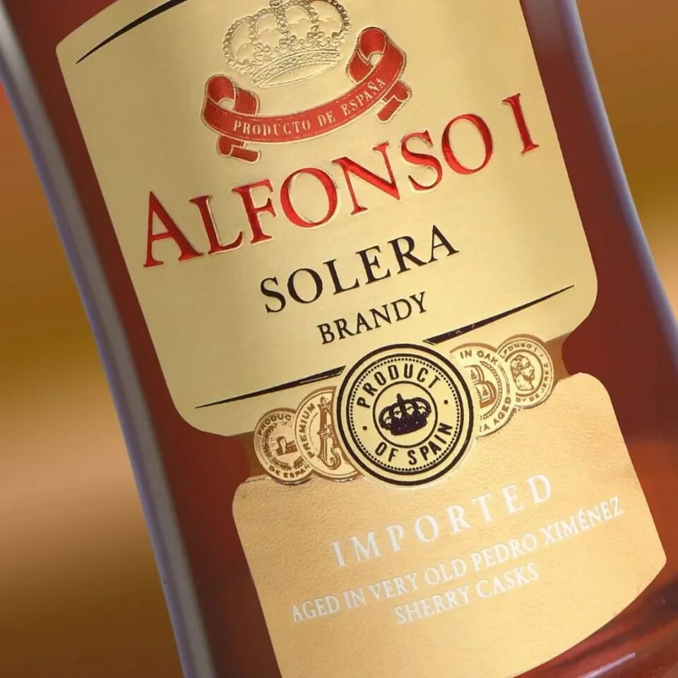 Alfonso I Solera Brandy 700 Ml Importado Francia T-rex