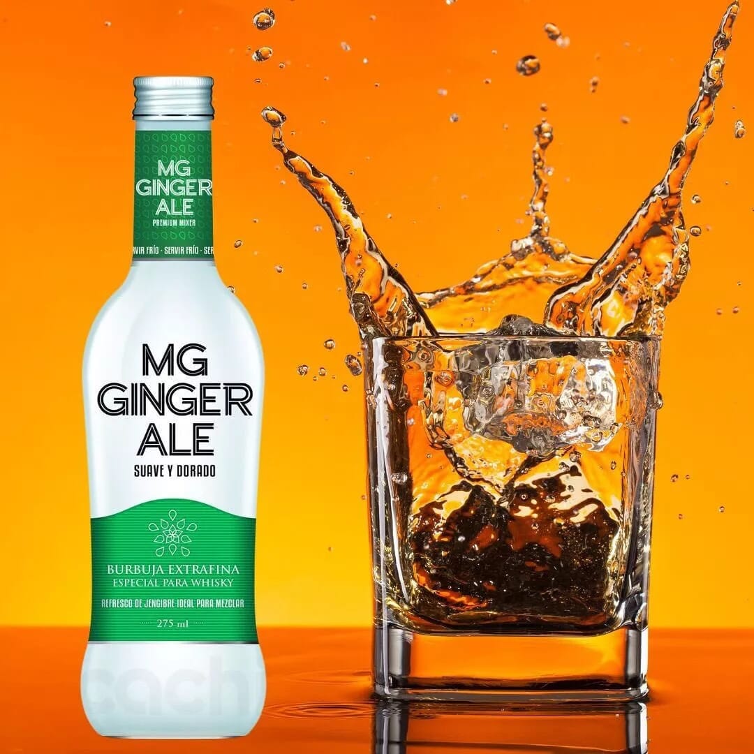 24 Botellas Mg Ginger Ale Alcohol Coctel 275 Ml Promo Trex