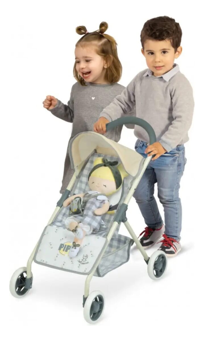 Coche Cochecito Muñecas Pipo Silla 2 En 1 De Cuevas Trex