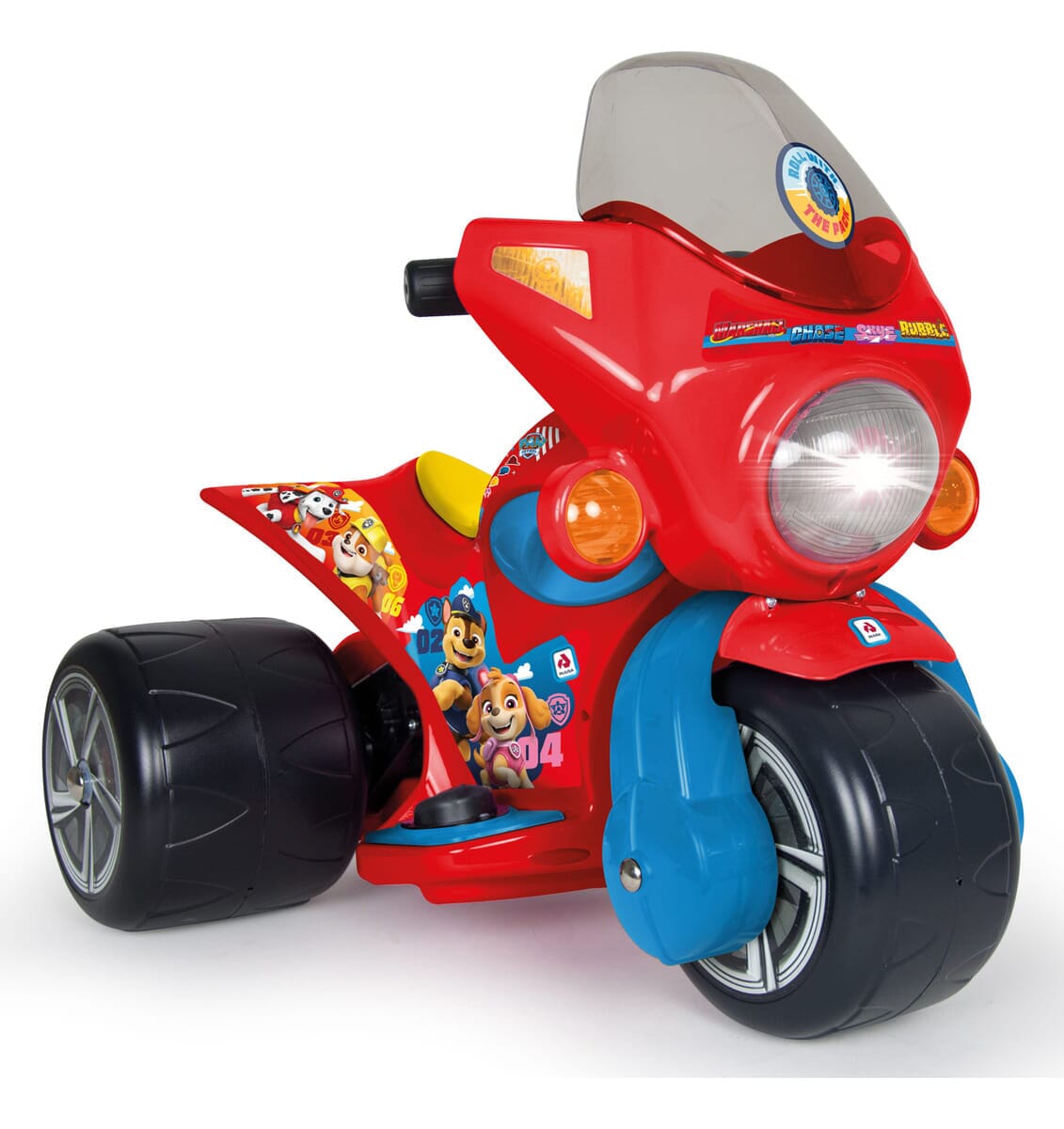 Triciclo Moto Motito A Bateria Paw Patrol Injusa Infantil Tx