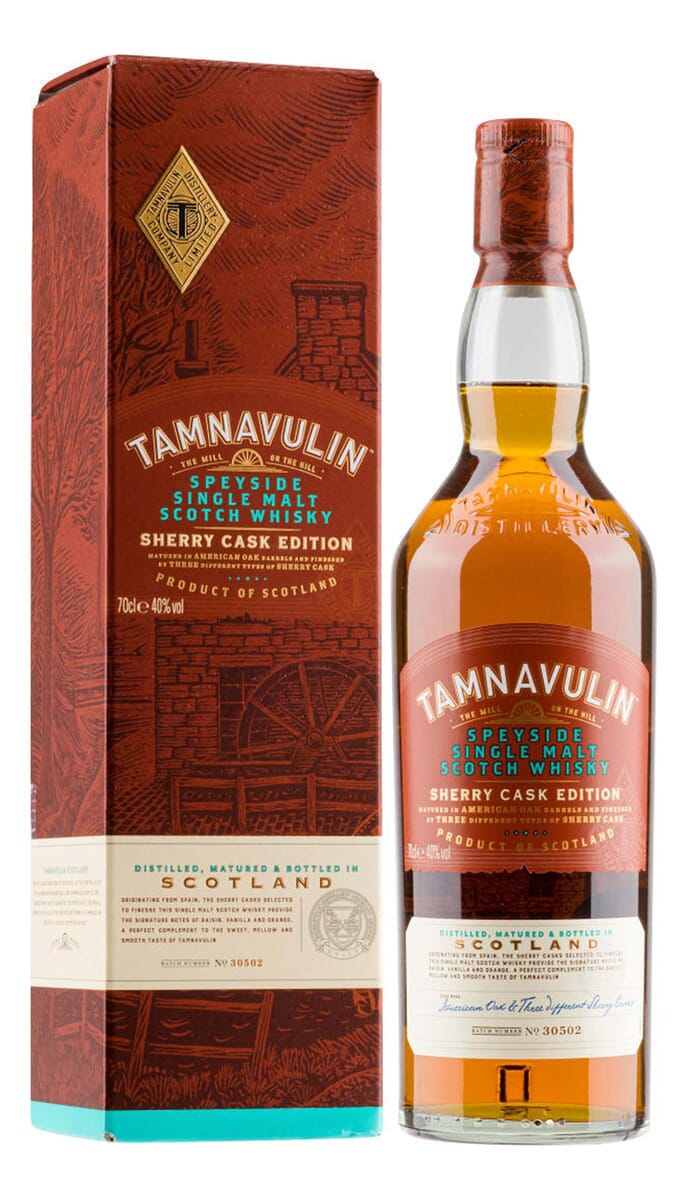 Whisky Tamnavulin Sherry Cask 700ml Botella Premium Trex