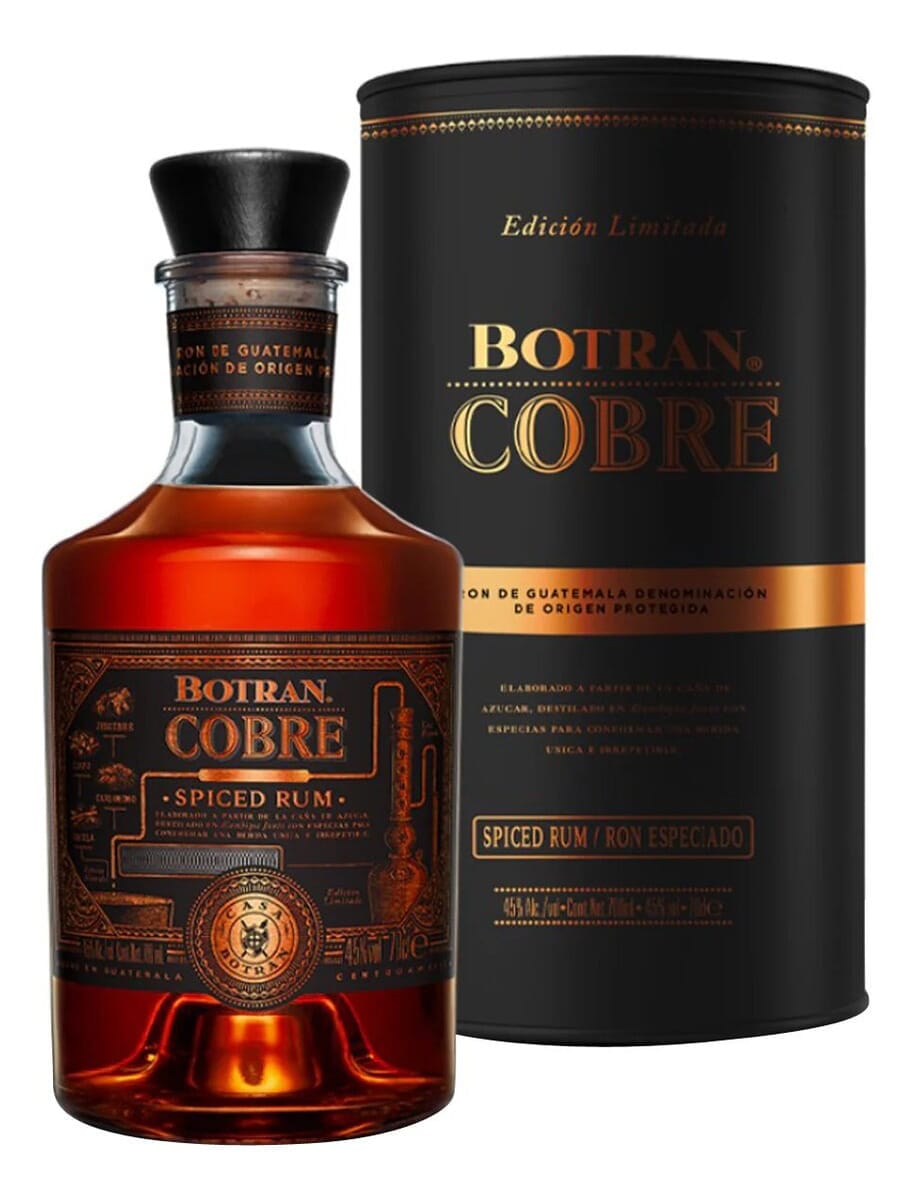 Botran Ron Especiado 700 Ml Cobre + Estuche Importado Trex