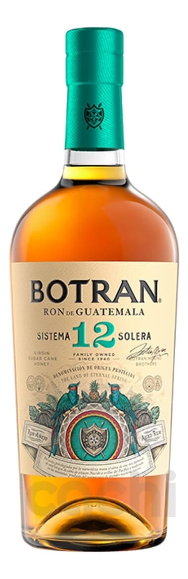 Botran Ron Añejo 12 Años Solera 750 Ml Original Coctel Tx