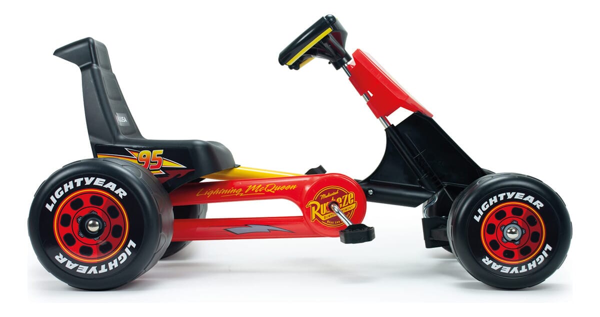 Kart De Cars Rayo Mcqueen Karting Injusa Disney Infantil Tx