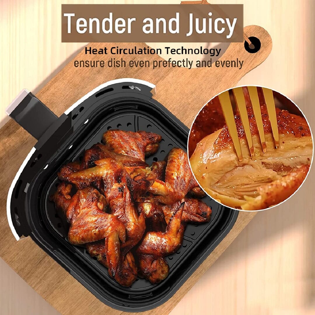 Freidora Sin Aceite Marvo 4.4 Litros Air Fryer Haf 031 Trex